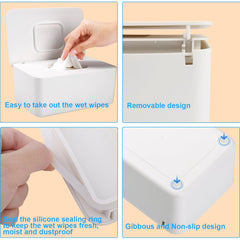 LEQXGO large-capacity box holds up to 100 wipes.