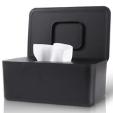 LEQXGO baby wipes dispenser with sealing lid keeps wipes moist and ready.