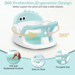 Lerrutue baby bath seat two-in-one design for tub and play