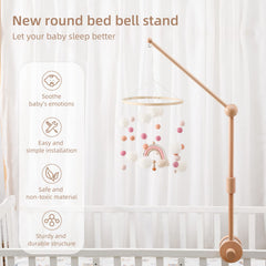let's make crib arm rotates 360 degrees for flexible decoration placement