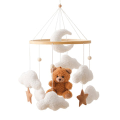 Let's Make Lambswool fabric mobile showcases premium softness for nursery décor.