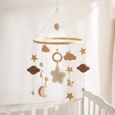 let's make baby mobile stars delivers gentle visual focus for a soothing nursery atmosphere