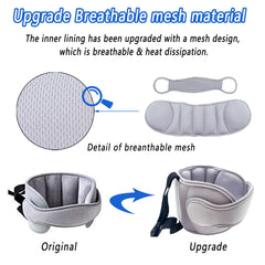 LETTON adjustable head band front piece detachable for flexible setup in any vehicle