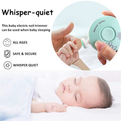 Letuenmi baby nail trimmer round shape design provides comfortable grip for parents.