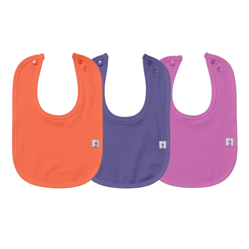 Leya & Lior StayDri bib absorbency emphasizes quick moisture uptake for teething drool.