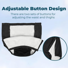 LFDAVP adult diaper covers over diaper, waterproof protection with liners.