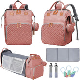 LHDYMXYN diaper bag with changing station keeps essentials organized on the go