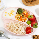 Li & Zhao baby suction plate on a smooth table prevents spills
