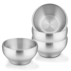 LIANYU Kids 12oz stainless bowls - durable, food-grade steel for safe everyday meals.