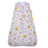 Lictin baby sleeping bag outer cotton texture for soft warmth.