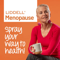 Liddell menopause spray USA-made label visible