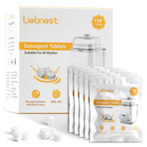 Liebnest 150Pcs tablets for bottle washers cleanse milk residues with no film left behind.