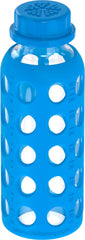 Lifefactory dishwasher-safe glass bottle Ocean for quick cleaning.