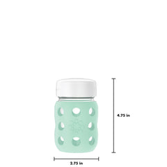 Lifefactory wide-neck bottle is easy to clean and fill