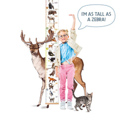 LIFELIKO growth chart designed for boys and girls in multicolor, wall decor.