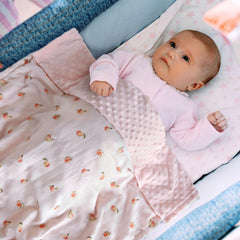 LifeTree 31x40 inch blanket ideal for wrap, crib, or stroller use.
