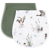 LifeTree burp cloth MallardDuck print, soft and absorbent for daily baby care