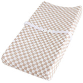 LifeTree muslin changing pad cover soft close-up shows bamboo-cotton blend for gentle skin comfort