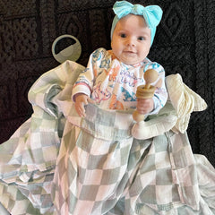 LifeTree swaddle blanket with hen design for soothing newborn snuggles
