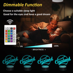 Lightzz USB powered baseball night light for versatile placement