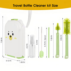 Lijroavy 7in1 straw brush reaches narrow straws for hygienic cleaning