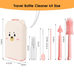Lijroavy straw brush cleans narrow straws safely and deeply.
