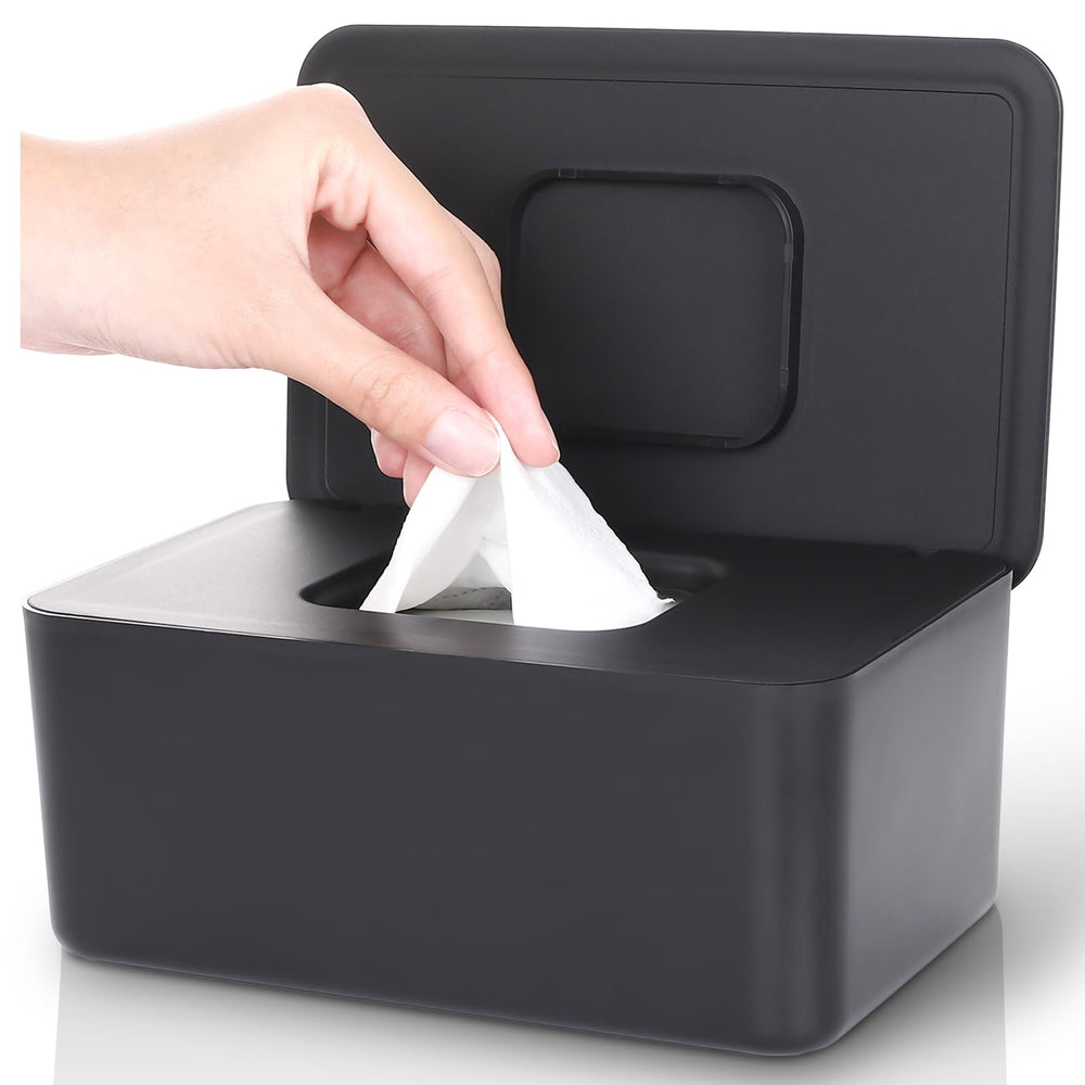 Lijroavy baby wipes dispenser front view showing easy one-handed access