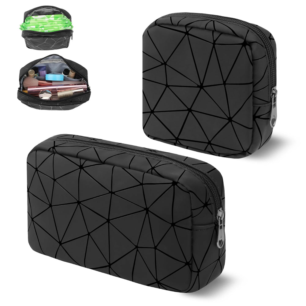 Likesing period bag front view, discreet compact storage for teen pads.