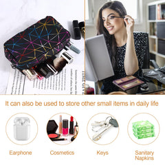 Likesing sanitary pouch leather offers waterproof protection and easy cleaning.