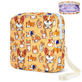 Likesing tampon holder for purse in orange dog color, discreet carry for daily needs.
