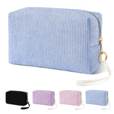 Likesing tampon holder purse blue, compact and discreet for on the go.