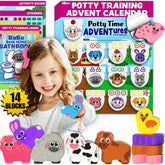LIL ADVENTS 14 farm animal blocks ready for stacking and imaginative play.