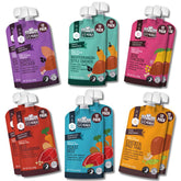 Li'l Hala Foods baby meat pouches variety 12-pack pack shot for busy mealtimes.