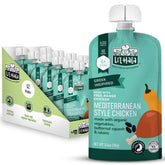 Li'l Hala Foods Mediterranean chicken pouch with free-range chicken for growing taste buds.