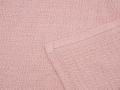 Lila & Jack waffle blanket in nursery decor adds soft texture.