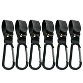 LilFe stroller hooks hanging setup for hands-free strolling