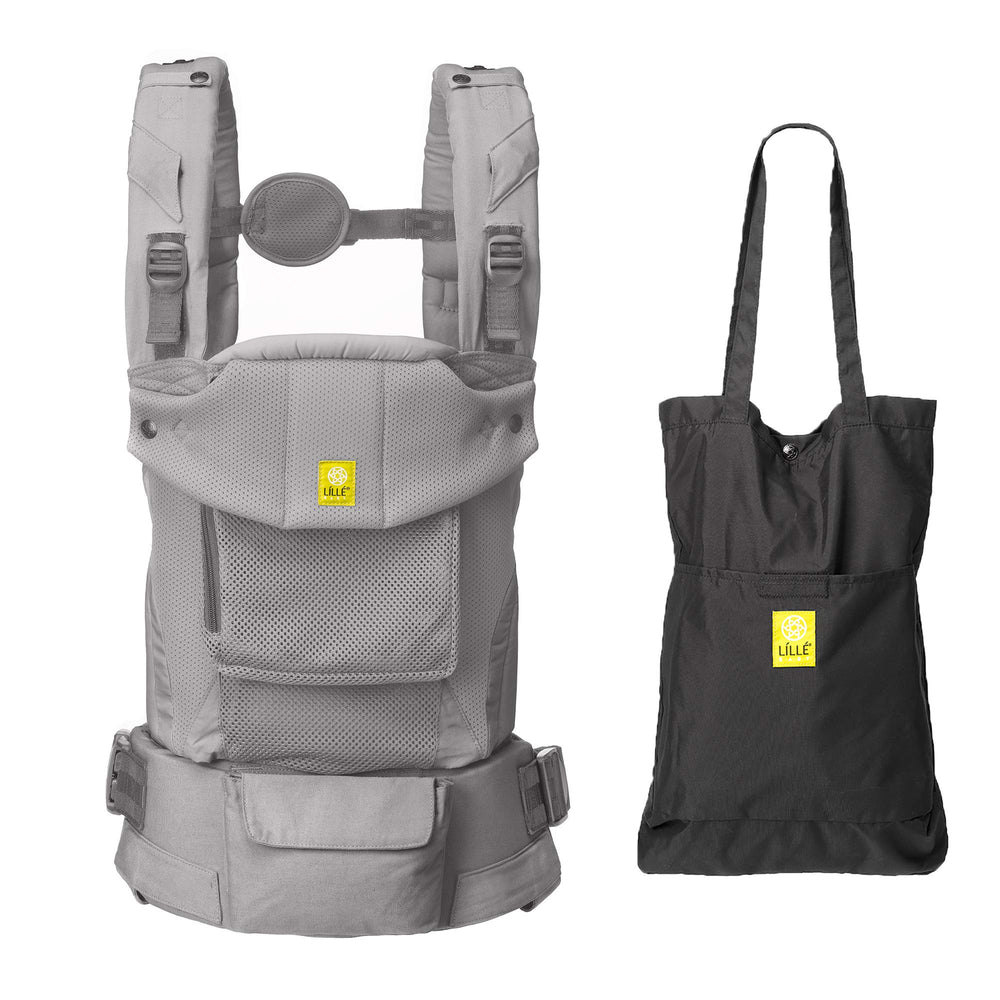 LILLEbaby Serenity Airflow shows breathable mesh keeping baby cool during outings