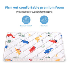Lillibearas Pack and Play Mattress remains quiet and odor-free for peaceful naps.