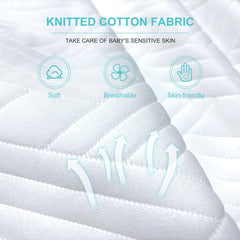 Lillibearas pack-n-play mattress topper foam provides firm support for growing babies.
