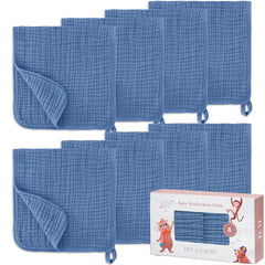 LILY O LAUREL muslin burp cloth soft texture for baby's delicate skin.