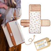 LilyMoon portable diaper changing pad folded compactly for travel use.