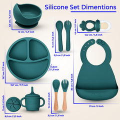 LimeOr Supplies suction bowl keeps meals neatly contained and mess-free.
