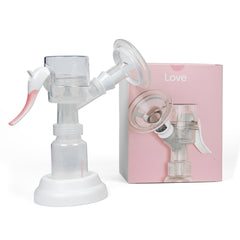 Limerick Love manual pump assembly enables discreet on-the-go pumping