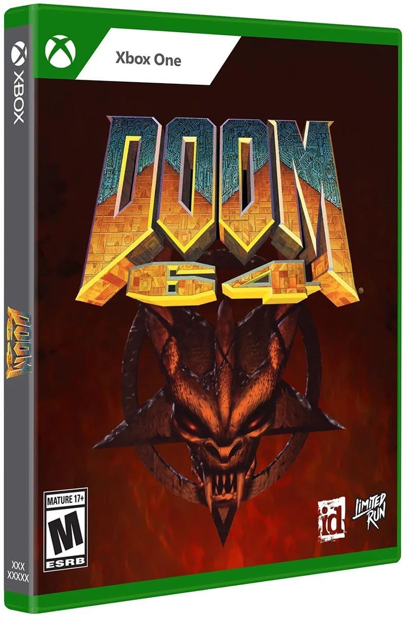 Limited Run Doom 64 Import cover art showcasing authentic retro design for collectors.