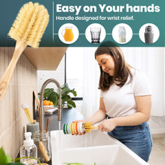 Linea Gear straw-bottle cleaner reaches narrow openings for thorough cleaning