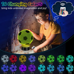 Linkax soccer light dimmable glow protects kids' eyes