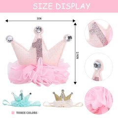LINLULU elastic soft headband keeps little princess comfortable all day.