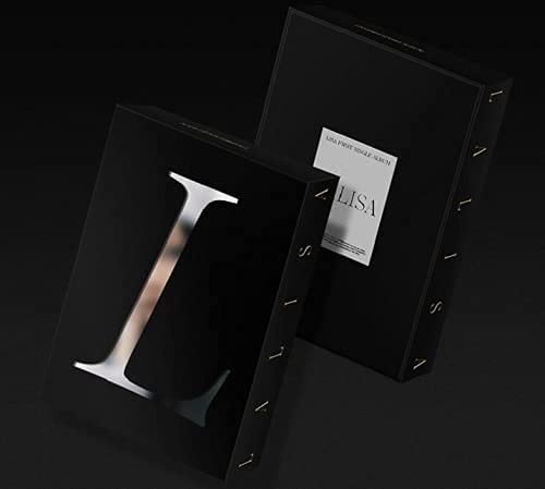 Lisa LALISA Black Version CD front with crisp artwork for collectible display
