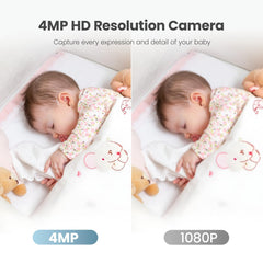 Litokam 360° pan-tilt-zoom keeps baby in sight.