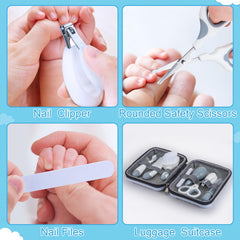 Little Angel nail clippers and file for safe, precise trimming.